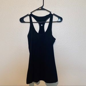 Lululemon black cool racerback size 6